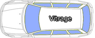 Vitrage Jaguar Sovereign